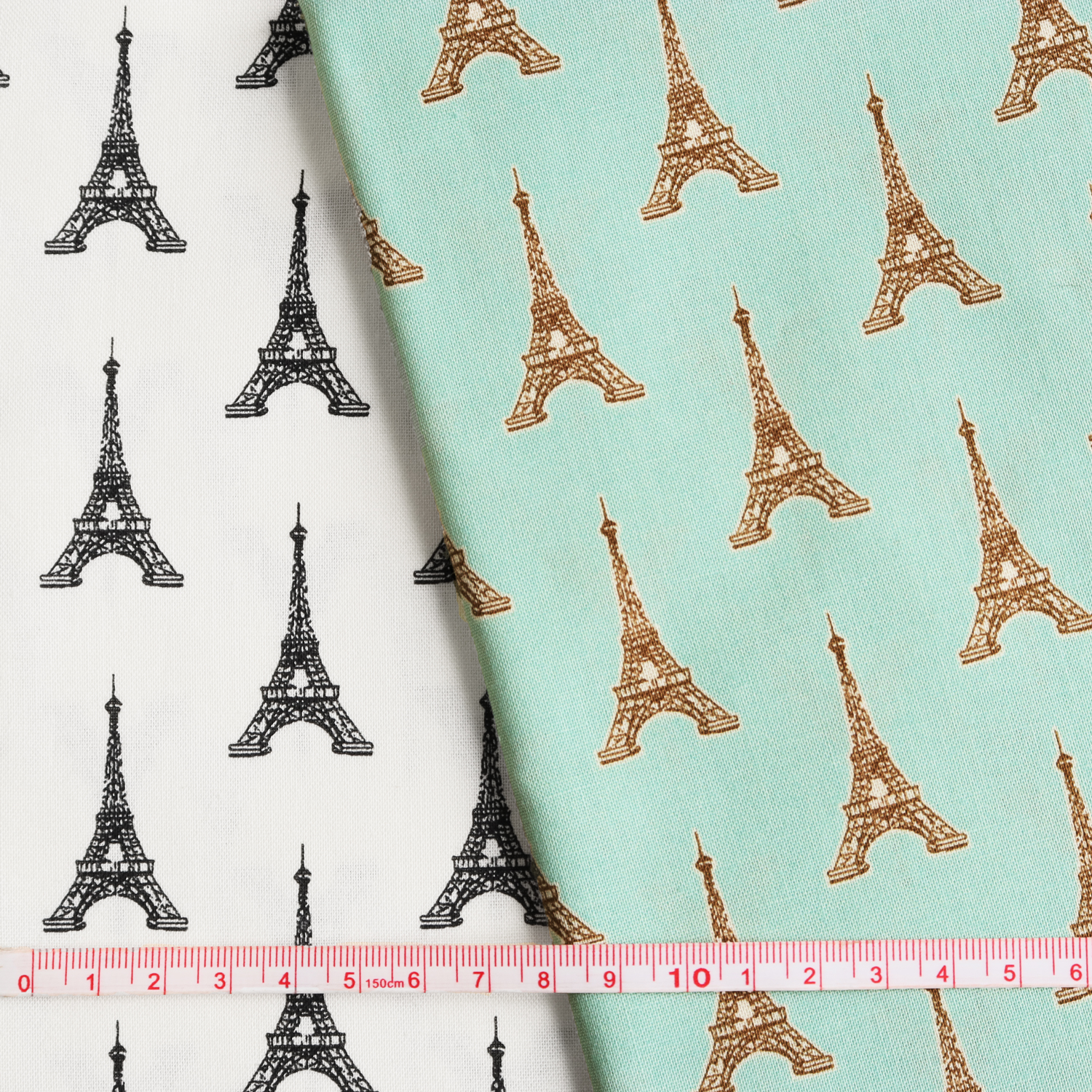 【26日まで特価】PR201 Maison de Fabric -PARIS- エッフェル塔 巾約110cm m単位 (m) 1