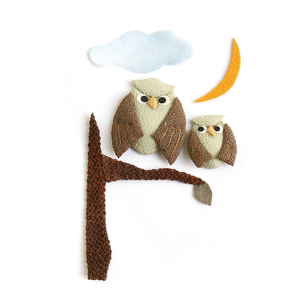 S40-283　'Oshie' Owl set  (set)