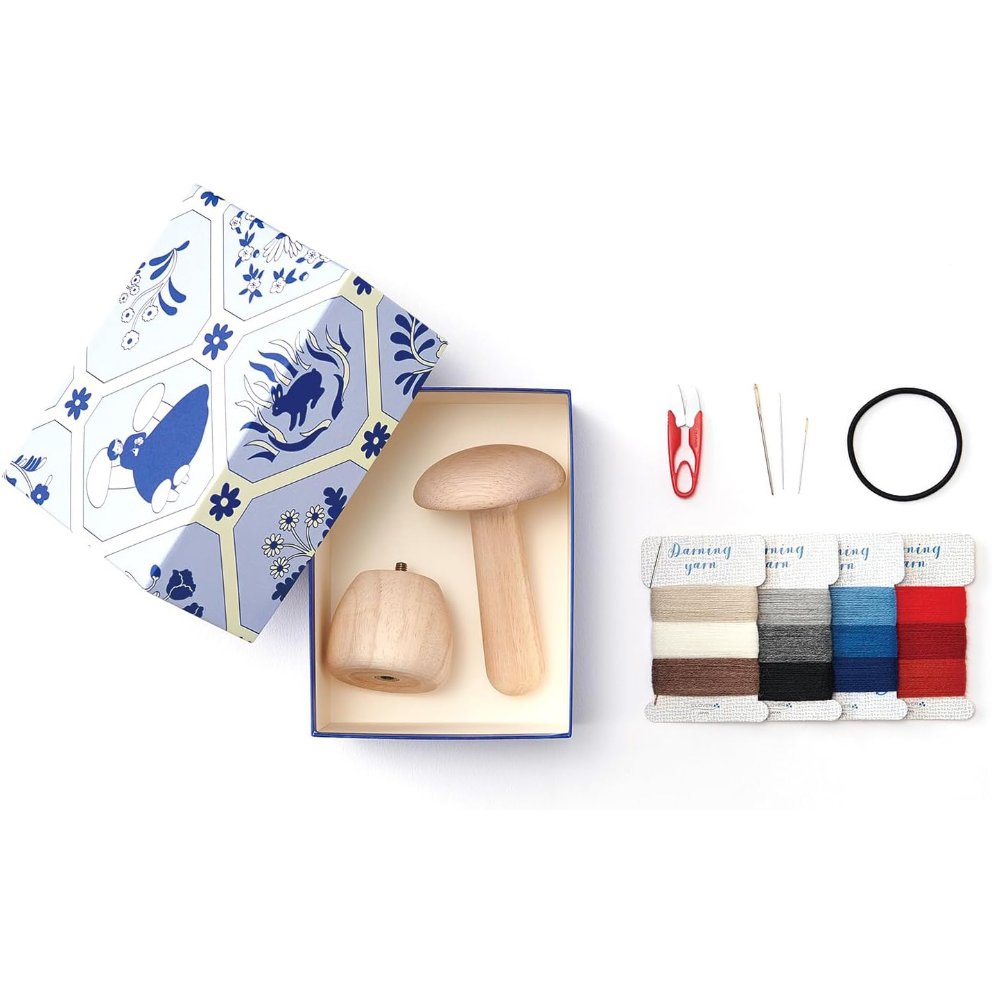 CL57-946 Clover, Darning Mushroom Set <Box 2> Darning Set (Box)