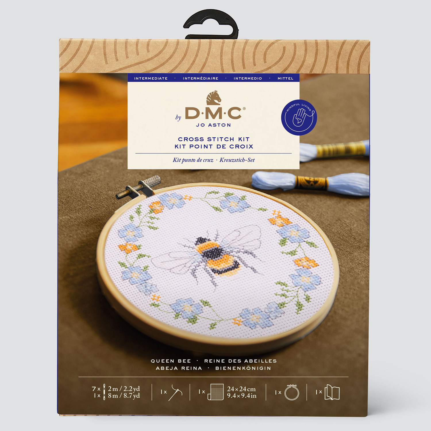 [Order / return is not possible] DMC-BK410 DMC Queen Bee by Jo Aston - Cross Stitch Kit [Intermediate] (Set)