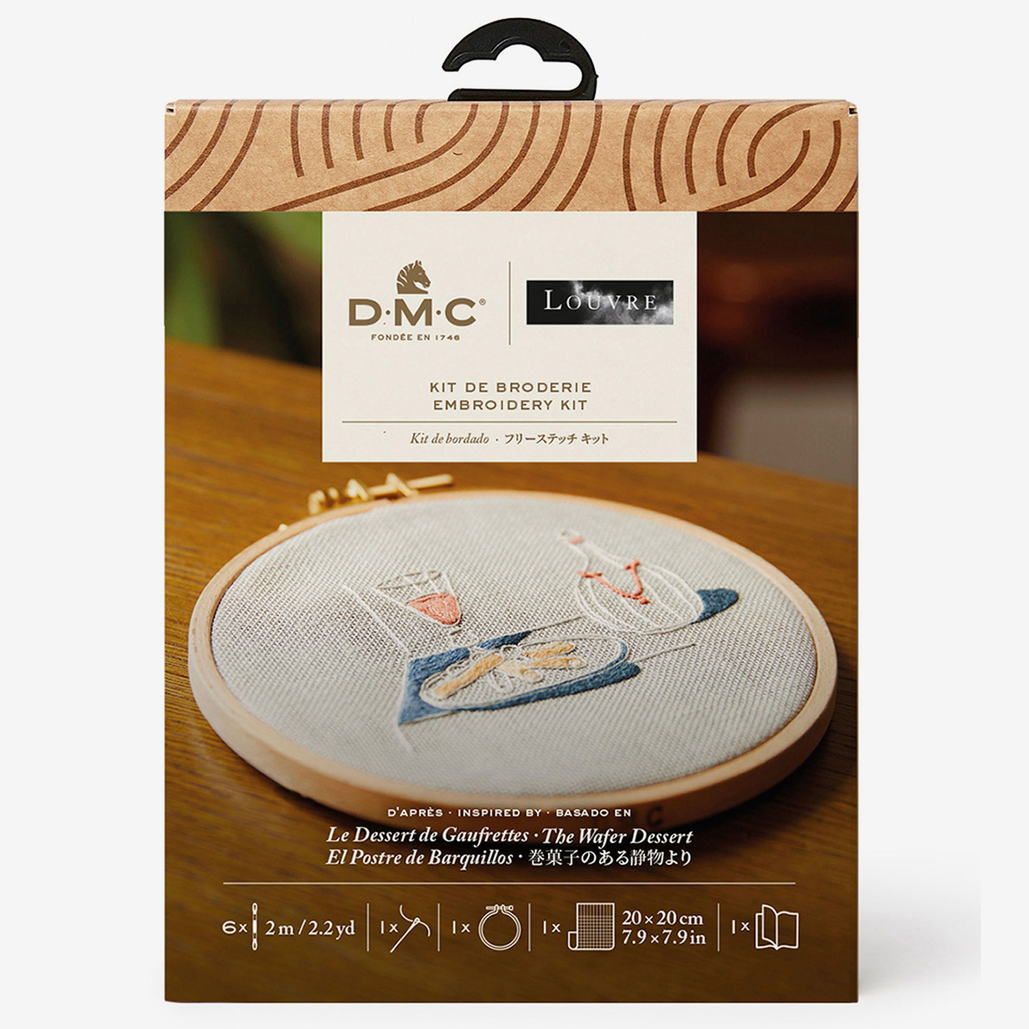 [Order / return is not possible] DMC-TB187-81 DMC x Louvre Museum  From Bojing's "Still Life with Rolled Candy" / Free Stitch Kit [Intermediate] (Set)
