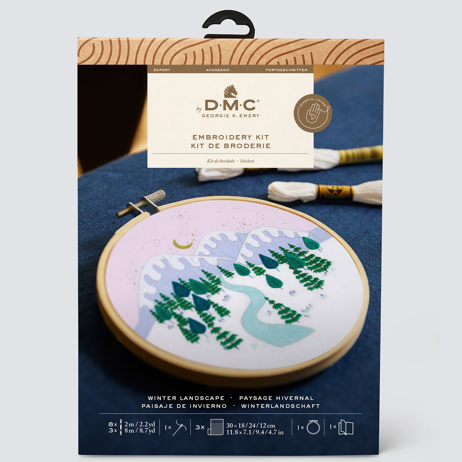 [Order / return is not possible] DMC-TB193 DMC Winter Landscape by Georgie K. Emery Embroidery Kit (Set)