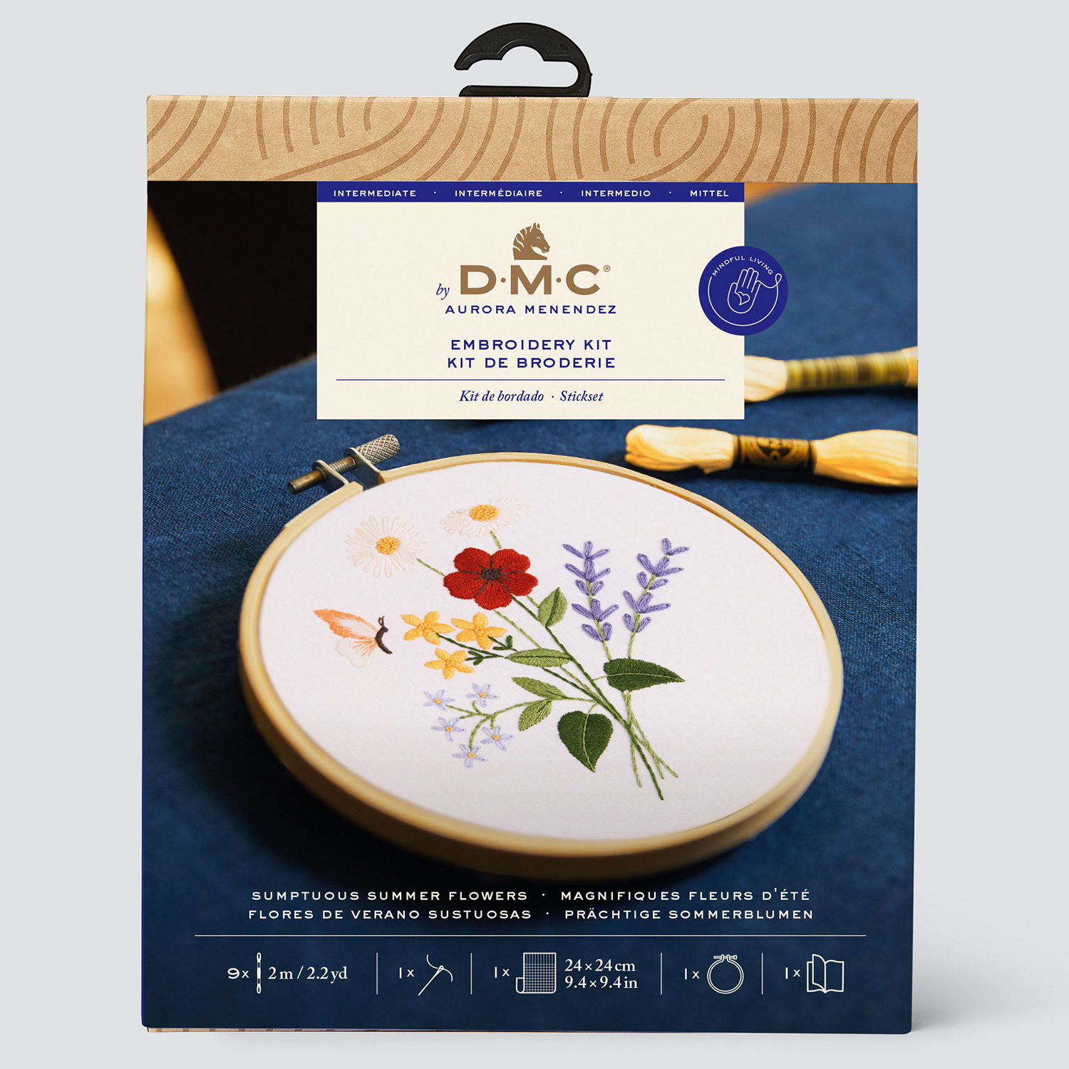 [Order / return is not possible] DMC-TB219 DMC Embroidery Kit Summer Flower (Set)