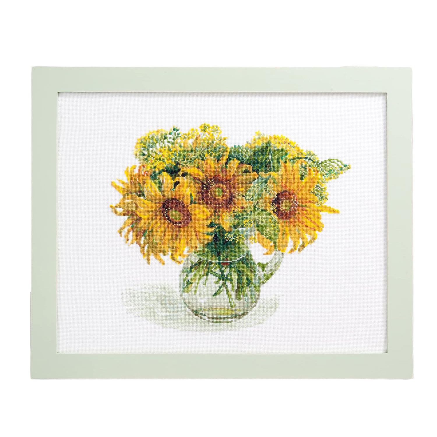 CSK552103 LECIEN Embroidery Kit Cosmo COSMO Fujico Colction Sunflower (Pcs)