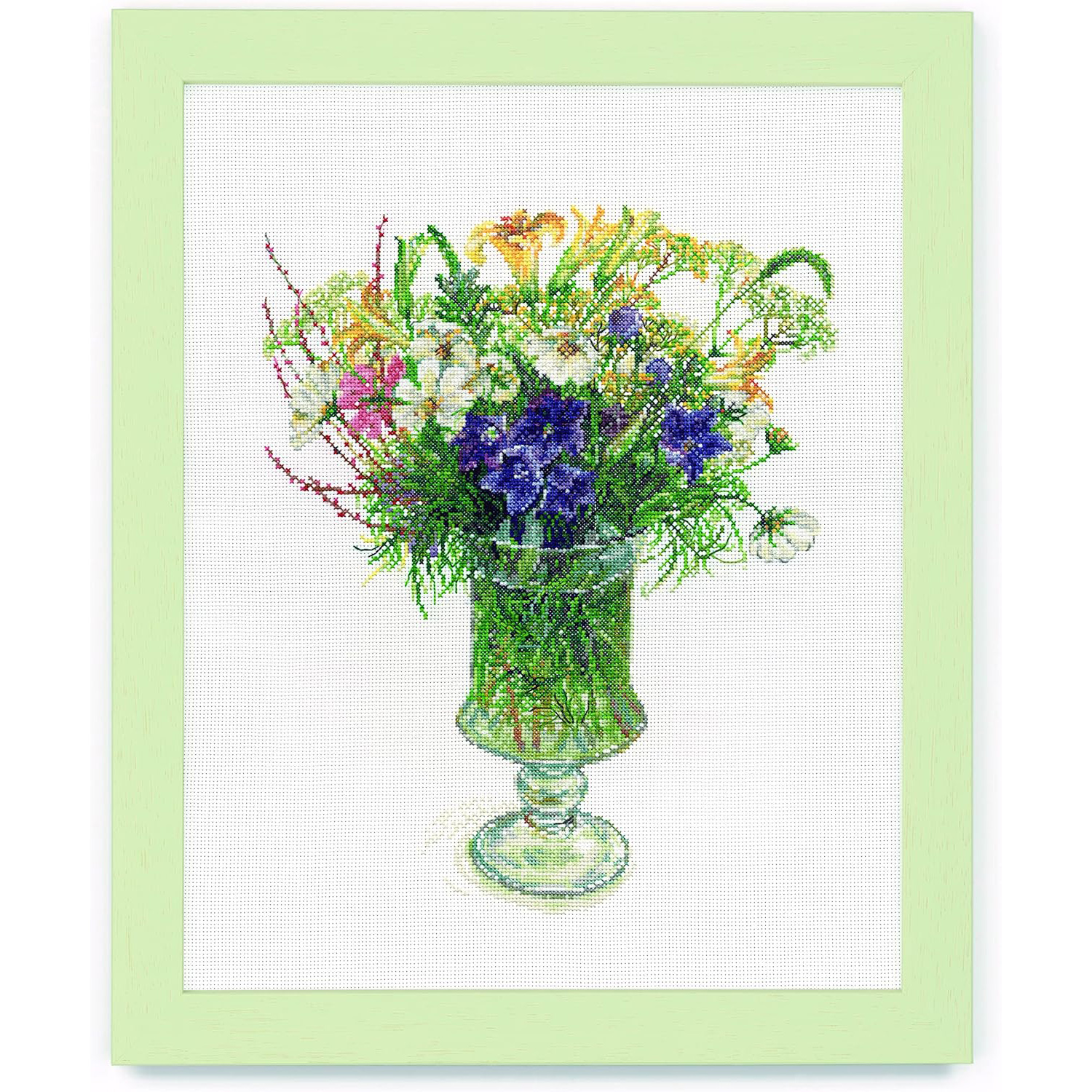 CSK552106 LECIEN Embroidery Kit Cosmo COSMO Fujico Colction Yusuge (Pack)