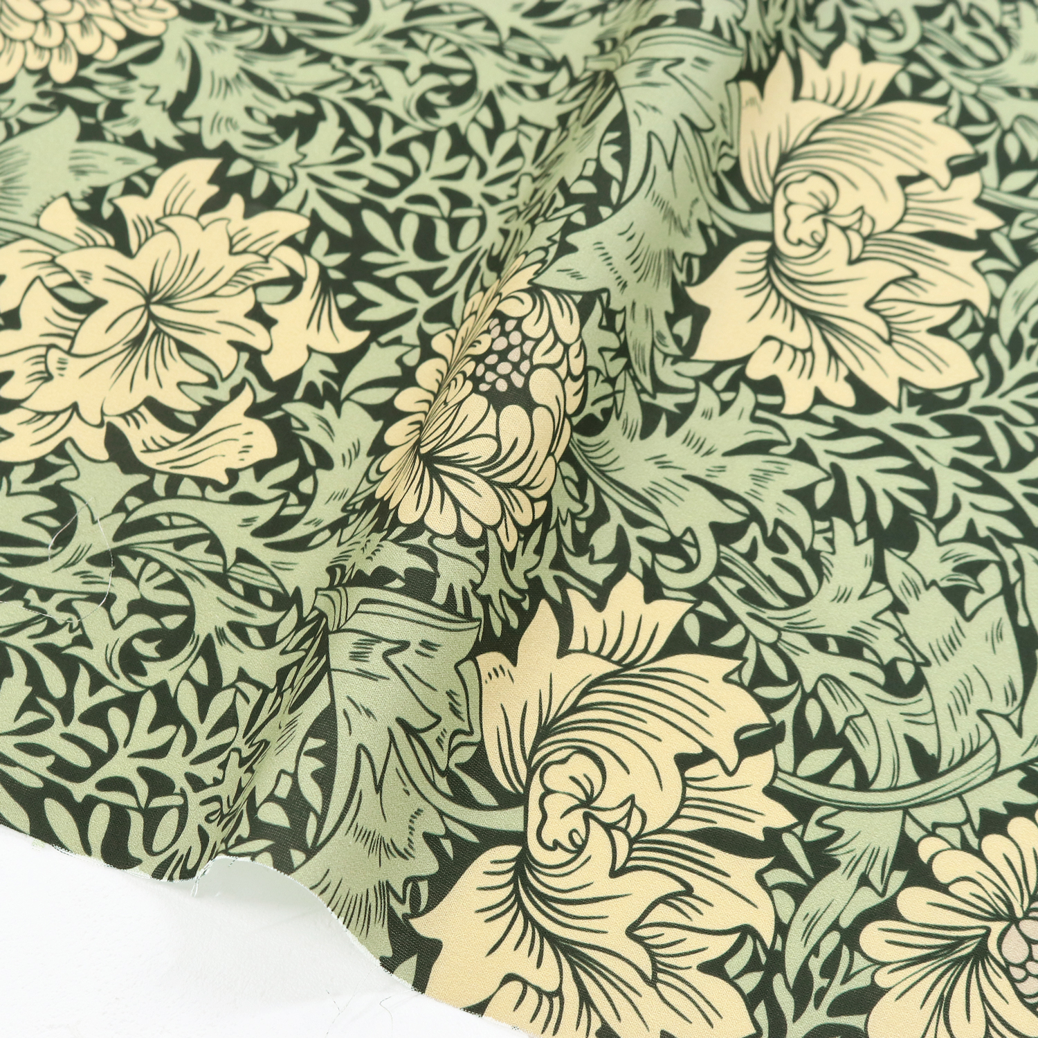 ■AS141SHR-14 William morris ウィリアムモリス 「アネモネ」 広幅シーチング生地 巾約150㎝ ×原反約10m (巻)