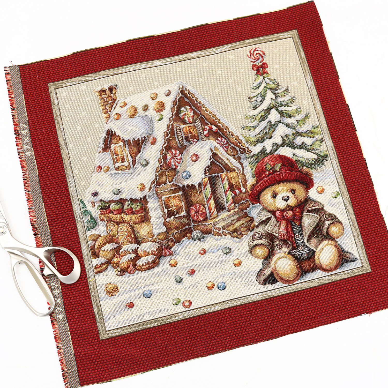 ARTI-2614 GOBELIN Panel Fabric from Europe width approx,47x47cm (sheet)