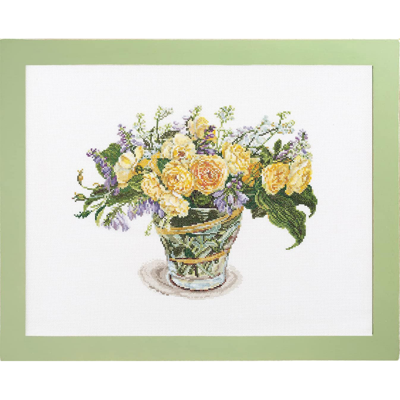 CSK552112 LECIEN [Lucian] Embroidery Kit Cosmo Fujicollction Graham Thomas and Butter Cup (Pcs)