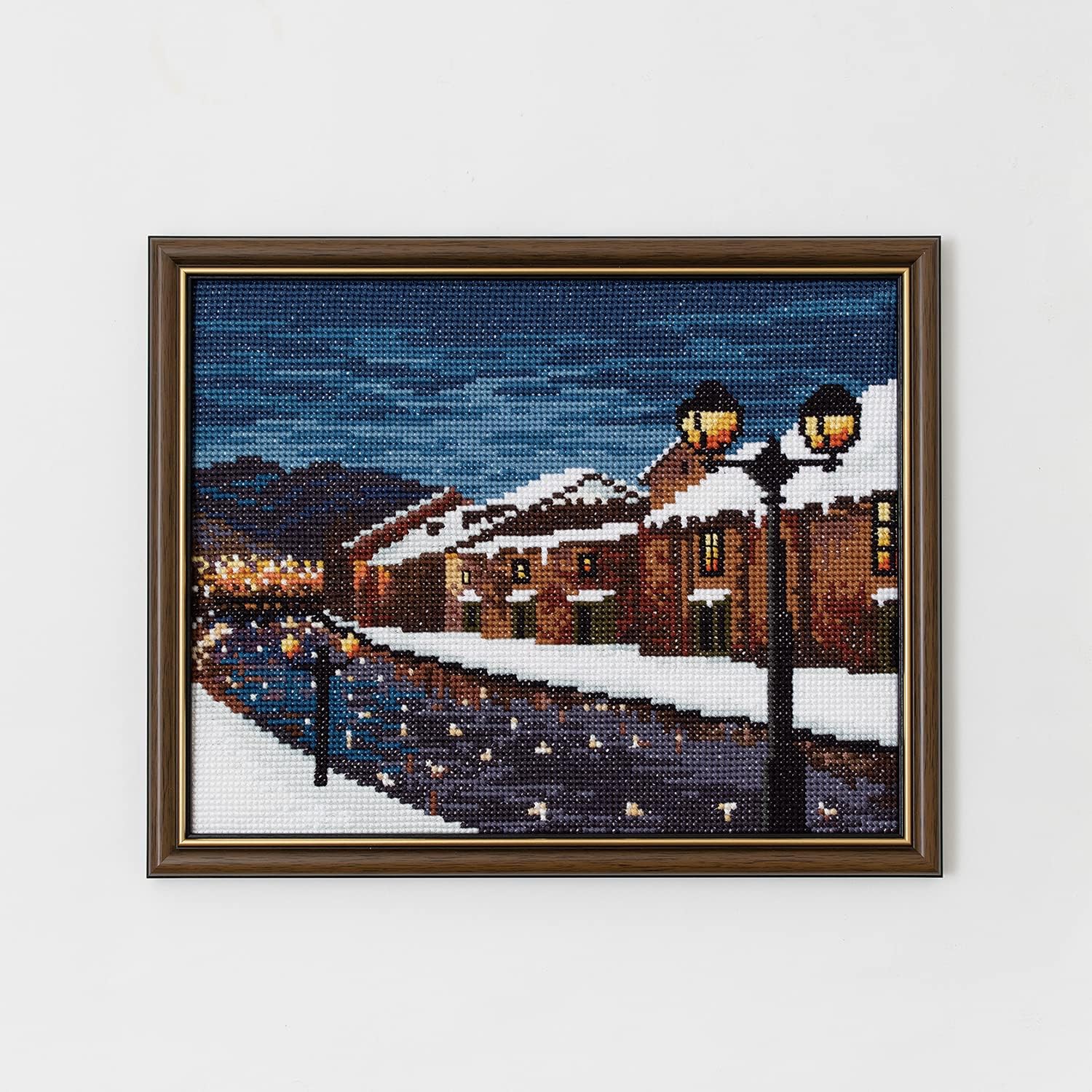 CSK522004 LECIEN [Lucian] Embroidery Kit Cosmo [COSMO] Seasons and Japan's Landscape - Winter Scenery Otaru Canal Cross Stitch Kit (Pcs)