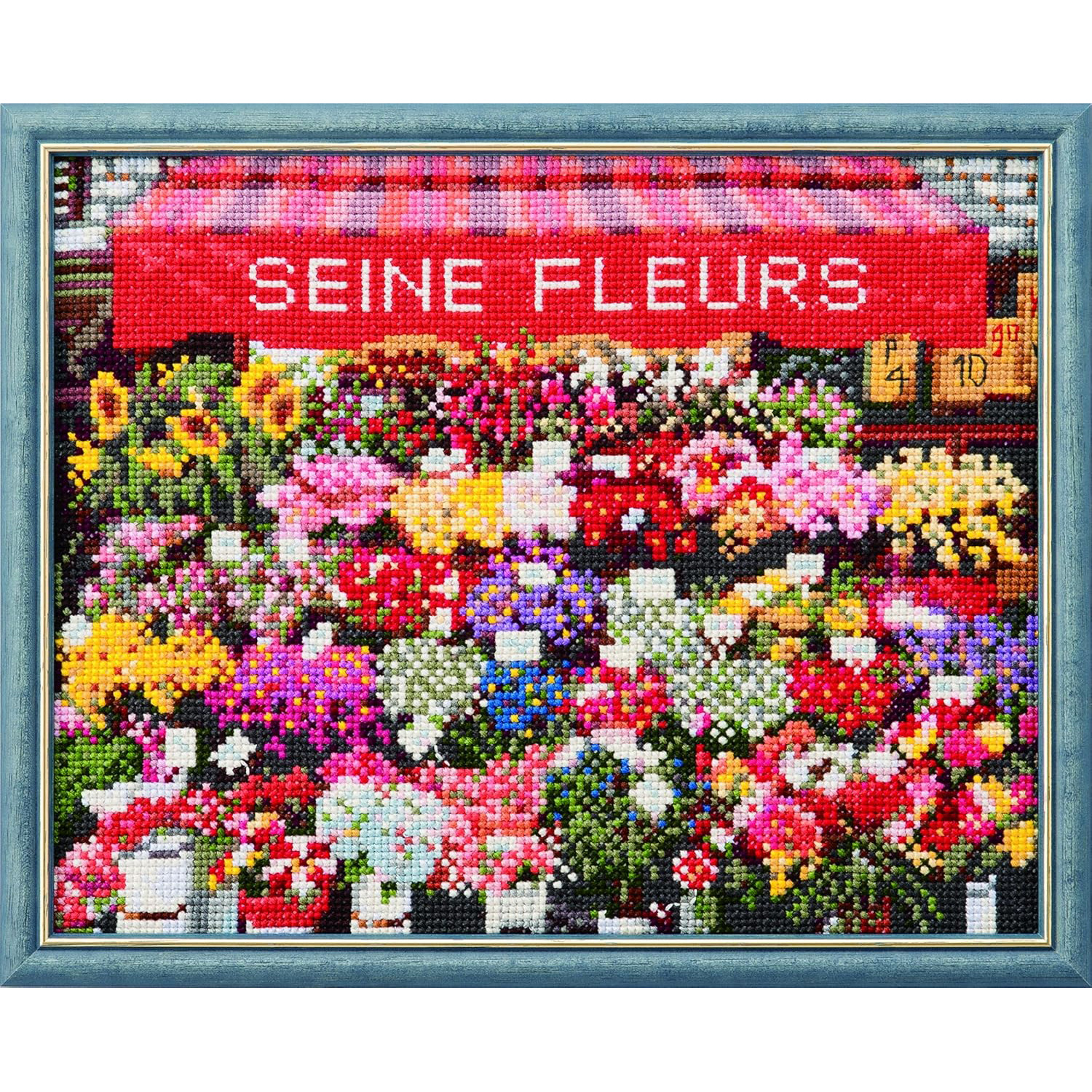 CSK713 LECIEN [Lucian] Embroidery Kit Cosmo [COSMO] France Scenery Paris Florist (pcs)