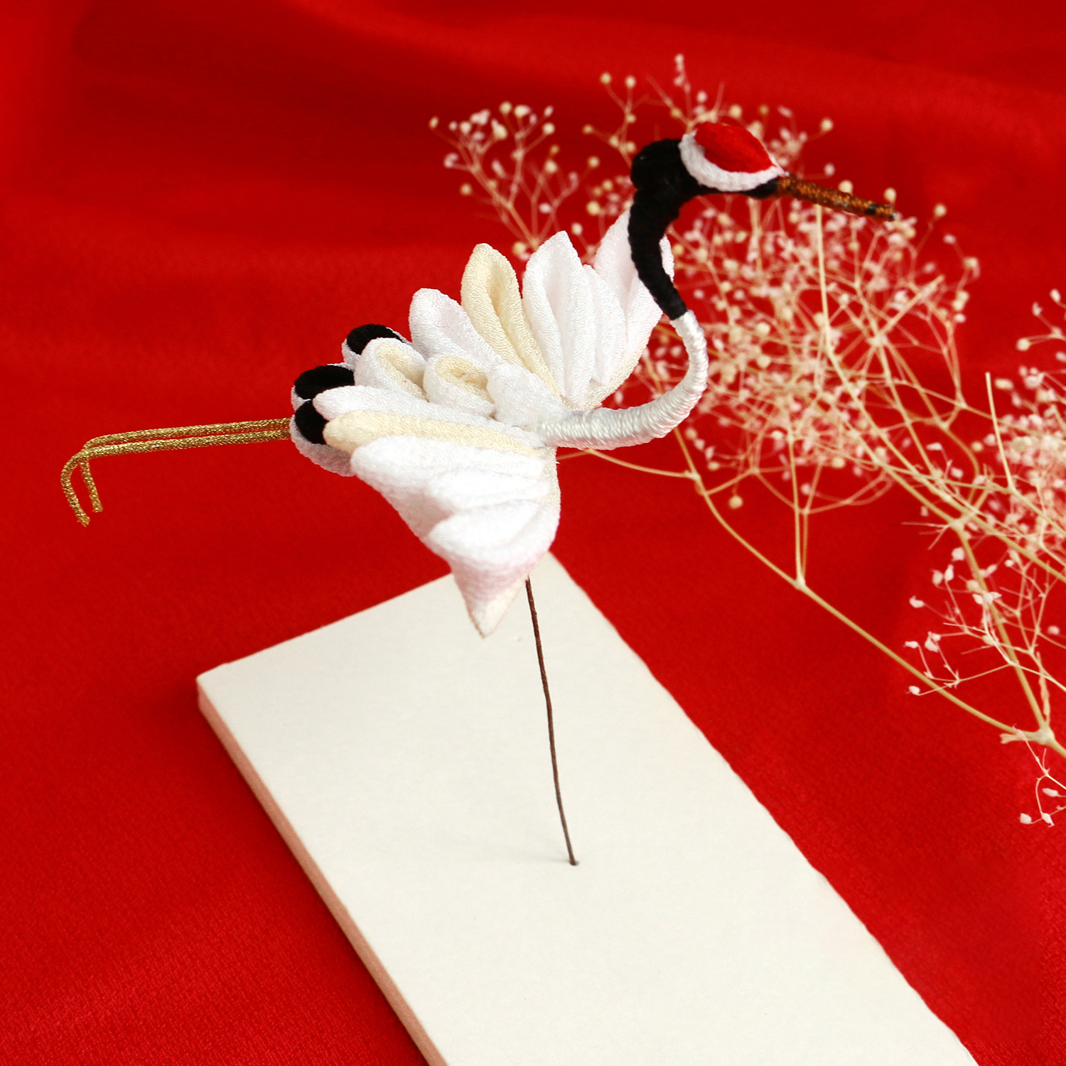 REC563 Tsumami Zaiku Crane Recipe (Sheet)