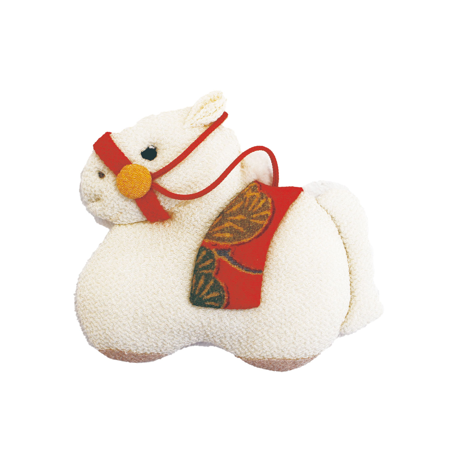 S40-446 ちりめんパーツ 陶の午 押絵 (個)