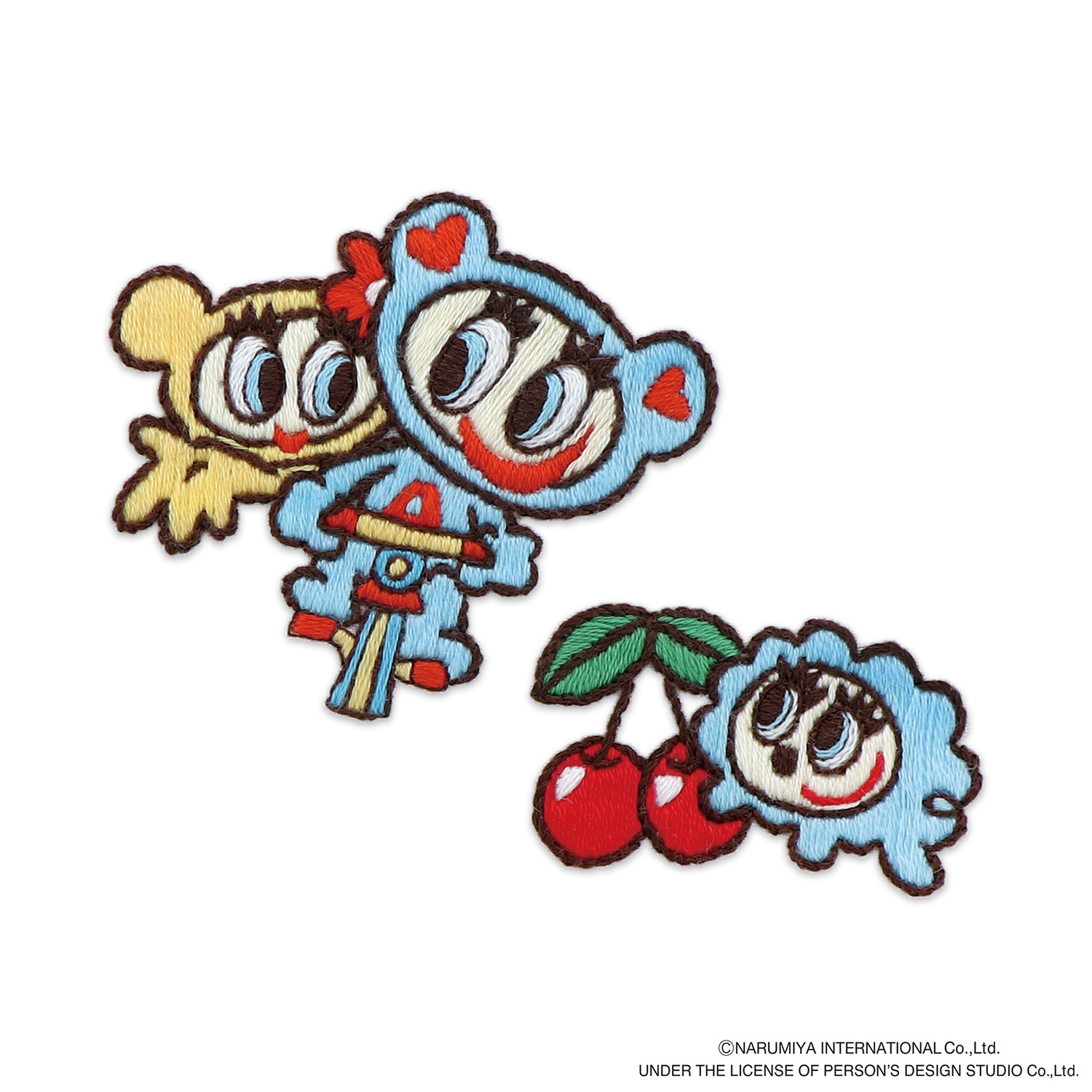 OLY-Z-57 はってはじめる刺しゅうキット 「エンジェルブルー」  ナカムラくん＆ハナちゃん＆ひつじ  (個)