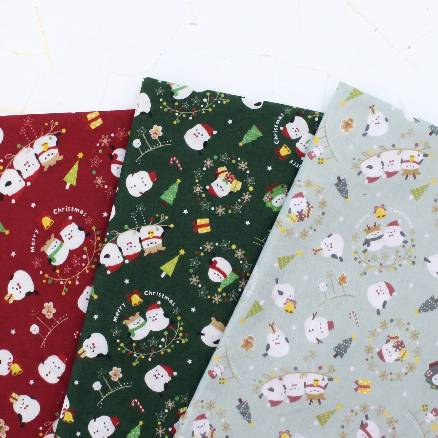 SP6516H-1 2026XmasCollection クリスマス柄 シーチング 巾約110cm 1m単位 (m)