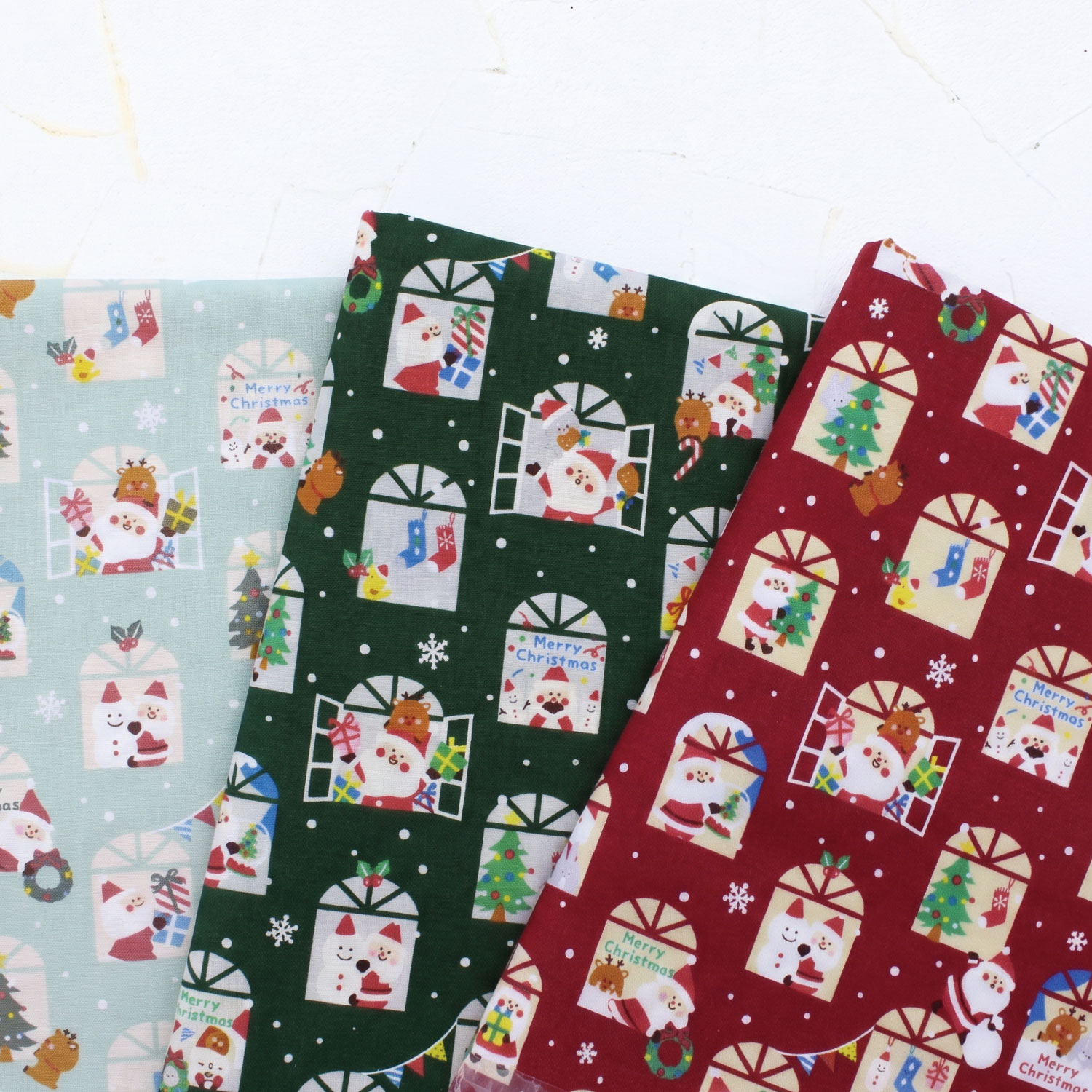SP6516H-2 2026XmasCollection クリスマス柄 シーチング 巾約110cm 1m単位 (m)