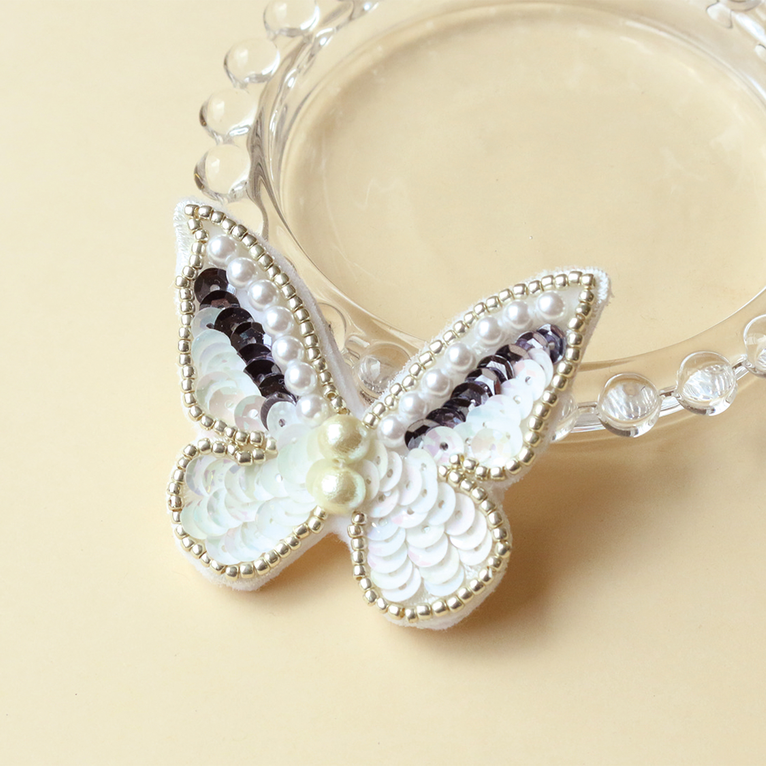 BRC5 Beaded embroidery kit with recipe 4 Papillon(袋)