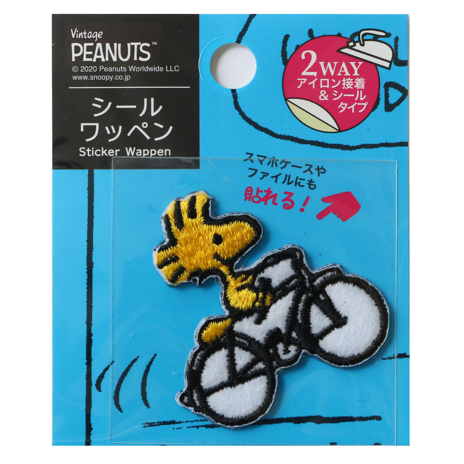 MIS8609 Snoopy Sticker Patch Bicycle (sheet)
