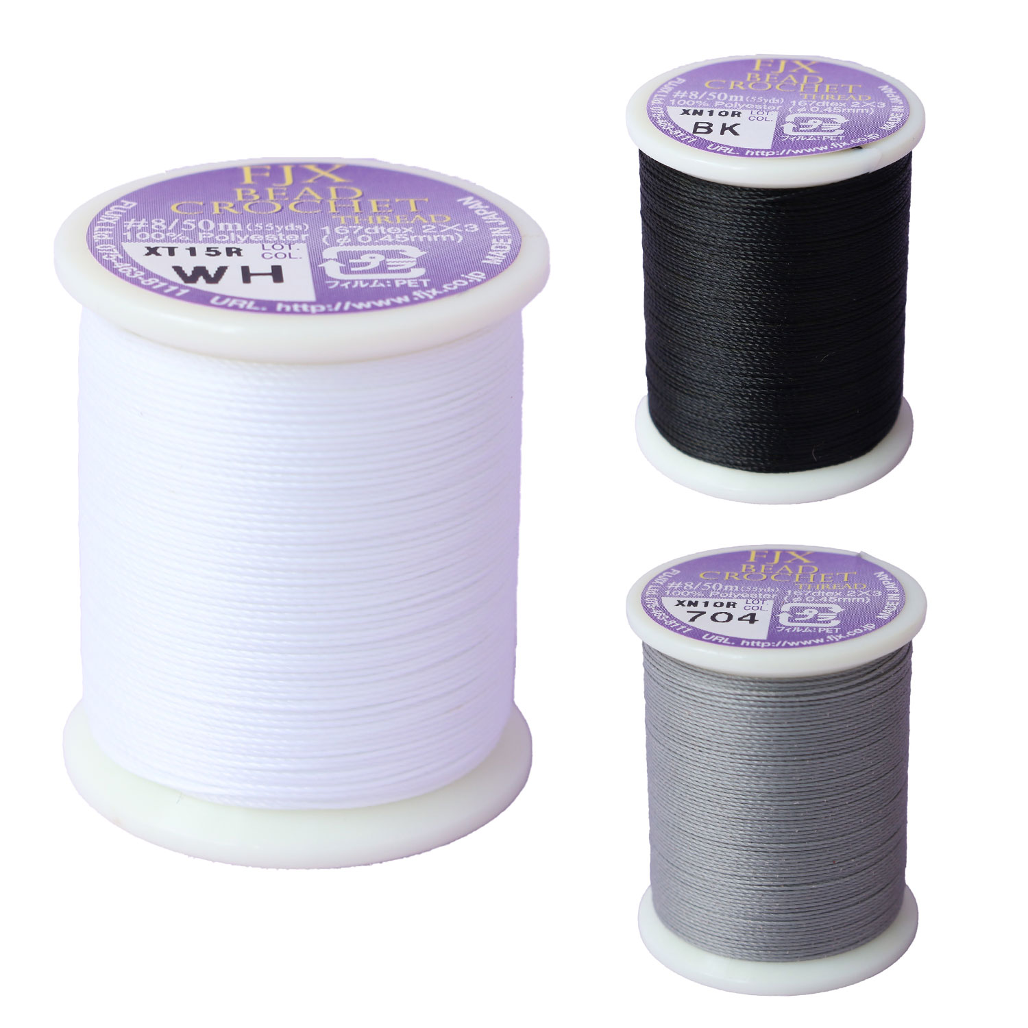 Black Miyuki Nylon Beading Thread / 50m - 55 Yard Roll / for bead