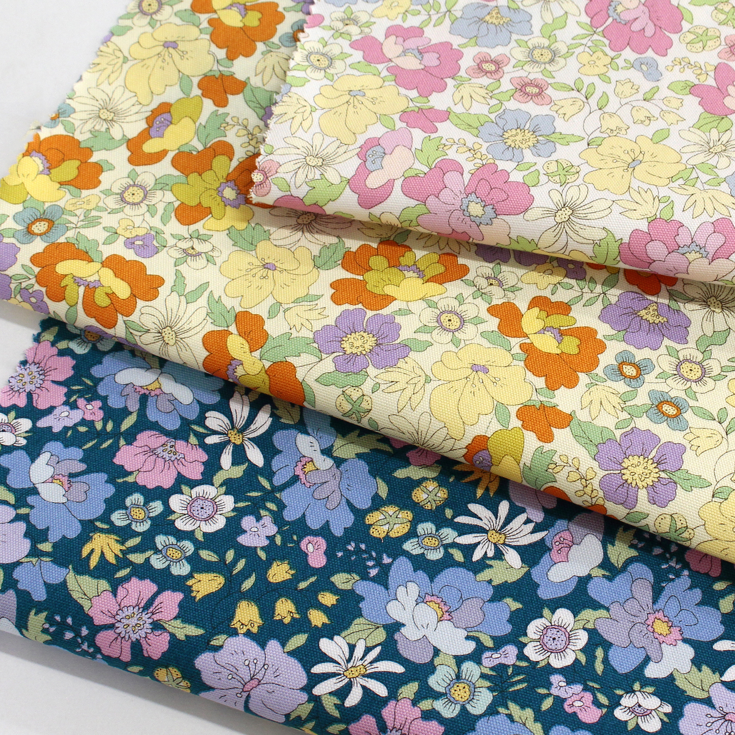 [Released September 15th] AP55808H-1 Floral Elegant Oxford Print Fabric, Width: Approx. 110cm, 1m/unit (m)