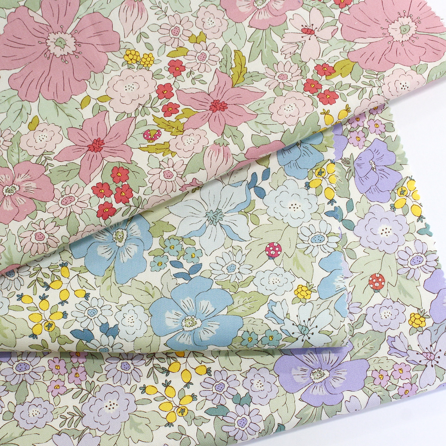 [Released September 15th] AP55808H-3 Floral Elegant Oxford Print Fabric, Approx. 110cm Wide, 1m/unit (m)