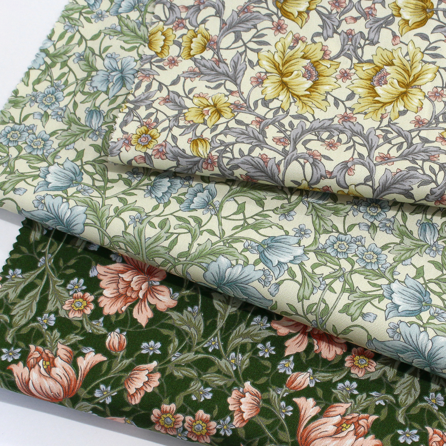 [Released September 15th] AP55808H-4 Botanical Elegant Oxford Print Fabric, Width: Approx. 110cm, 1m/unit (m)