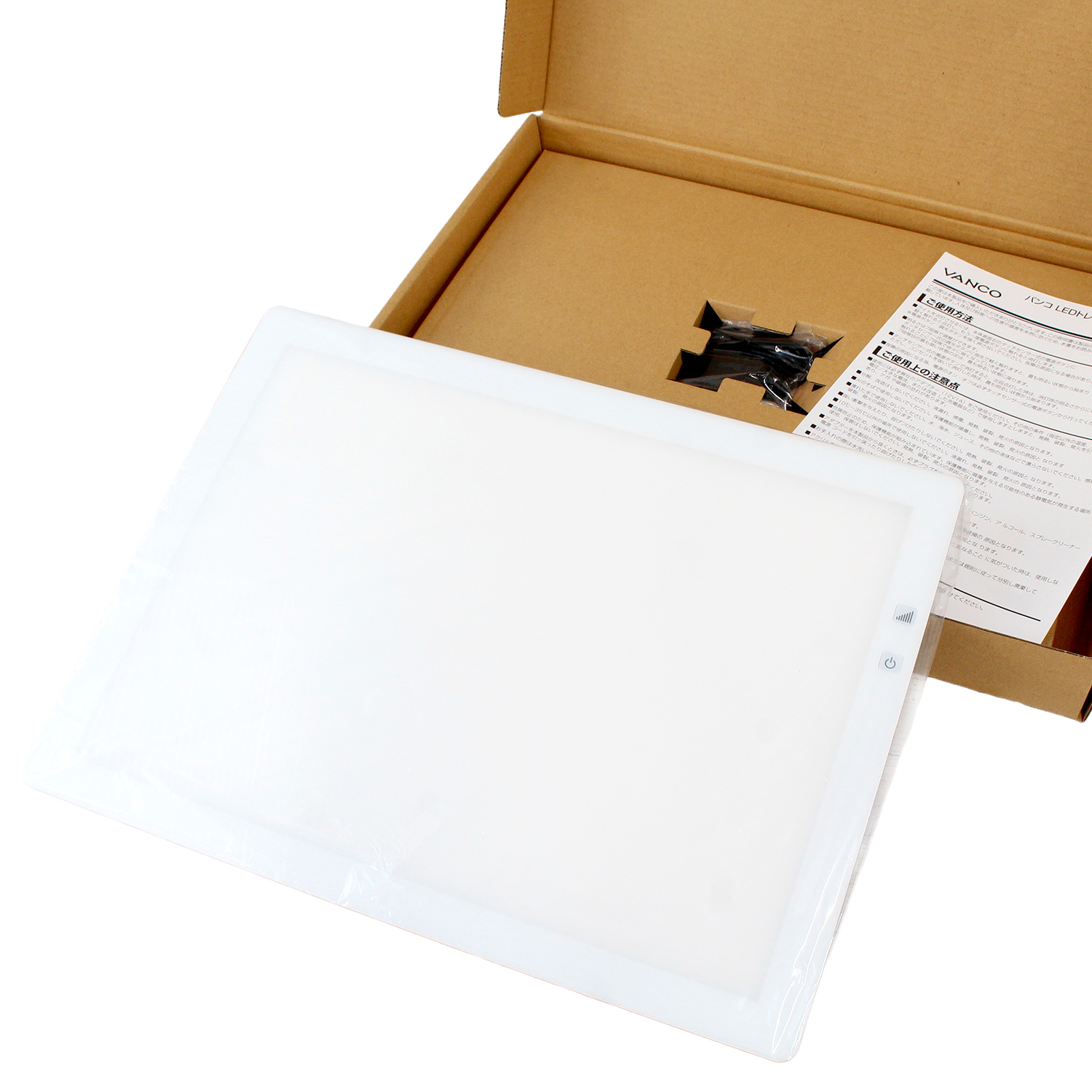 BN33366 VANCO BANCO LED Trace Stand White A3 (pcs)