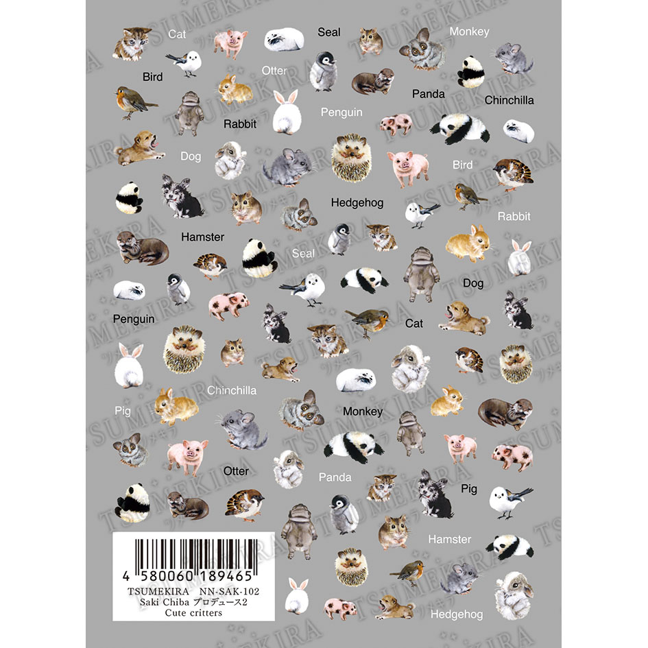[Order upon demand, not returnable]NN-SAK-102 Saki Chiba Produce 2 Cute critters (sheet)