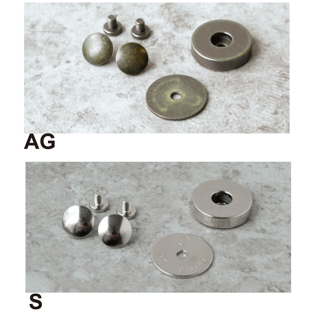 M75 ネジ式 マグネットボタン 1個入 (袋)「手芸材料の卸売りサイト ...