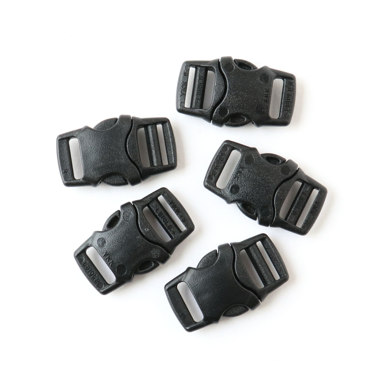 LB10-580Plastic Hardware Buckle 10mm wide 5pcs (bag)