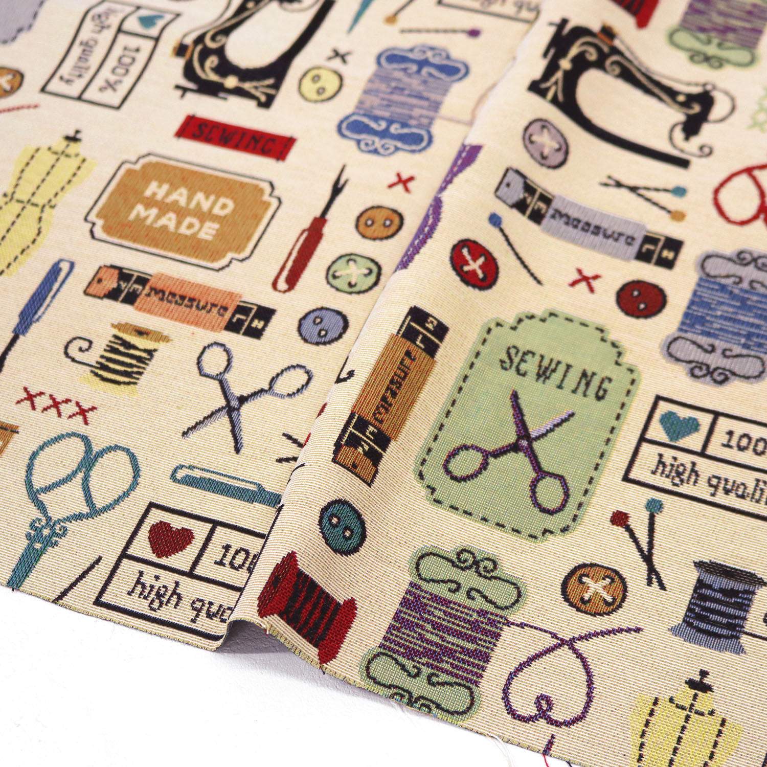 GB-SEWING Import Fabric Gobelin 140cm width 1m/unit (m)