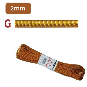 Metallic Round Cord φ 2 mm x 50 m (Roll)