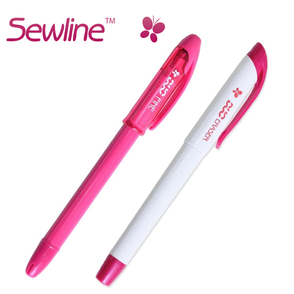 SEW50050 Sewline Duo Marker Thin Pen & Eraser Pen (pcs)