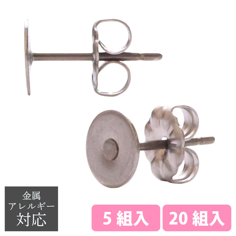 A24-73 Titanium Earrings Length 10mm (pack)