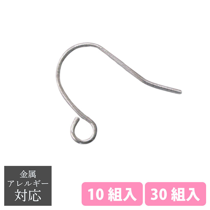 【4/30まで】KE151 チタンフックピアス (袋)