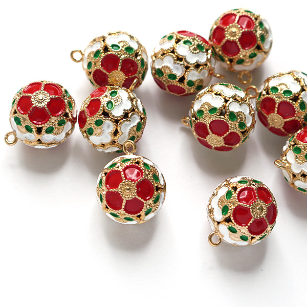 F6-71-10 Floral Bell -Plum- 10pcs/pack  (pack))