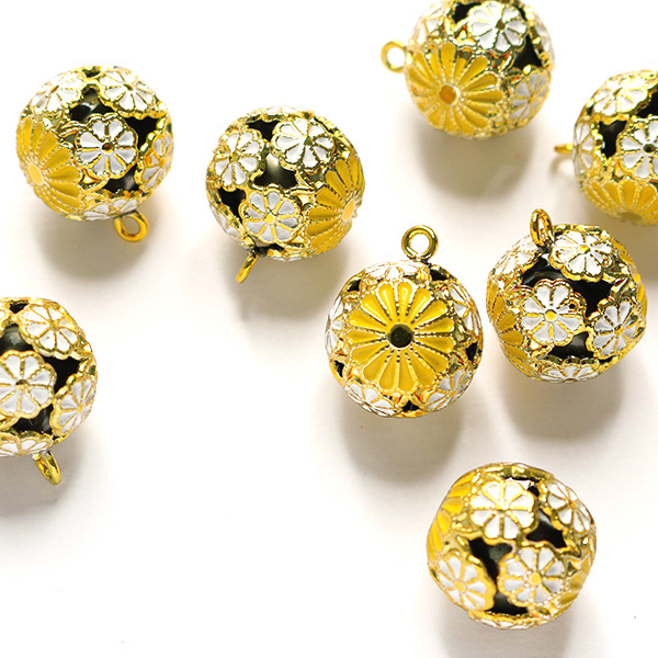 F6-80　Floral Bell　-Daisy　Yellow-　1pcs  (pcs)