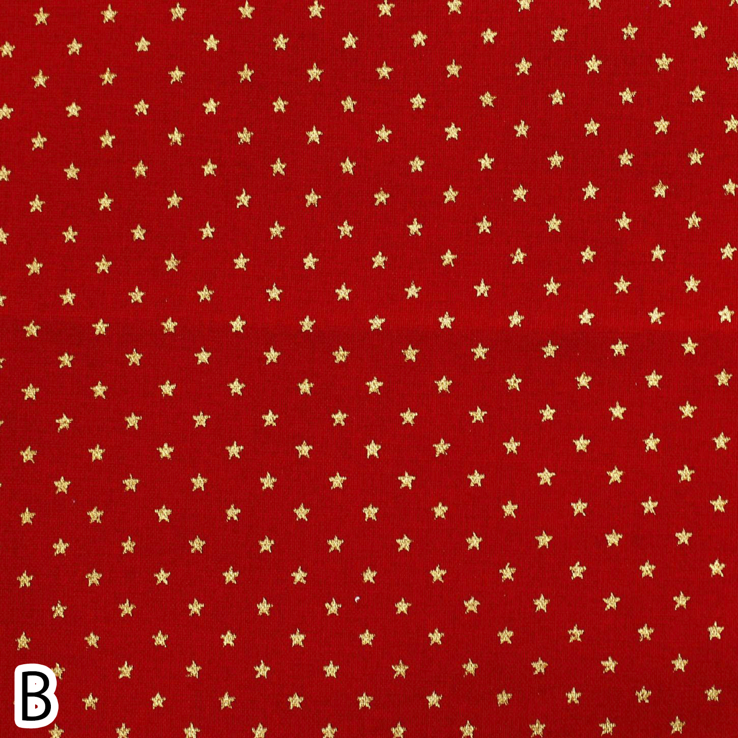 【WEB限定・原反特価】■H7113-1B-13M Christmas Collection クリスマスプリント生地 星 ラメ入 シーチング 原反 (巻)
