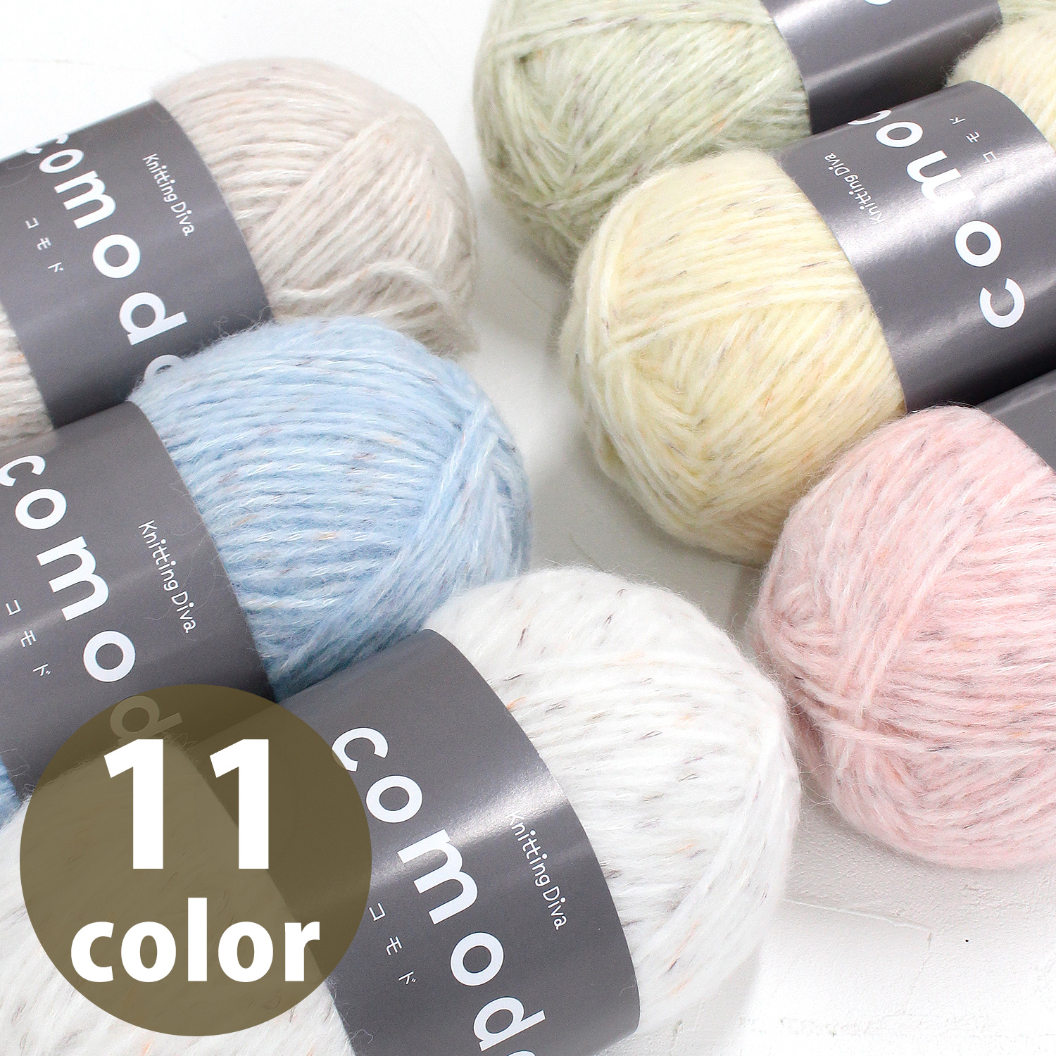 [On order/not returnable]H9505 Hamanaka Knitting Diva Komodo Yarn, 5 balls (bag)
