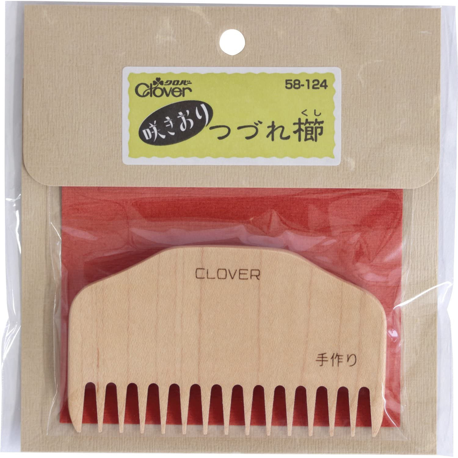 CL58-124 Sakiori Weaving Loom Tapestry Comb (pcs)