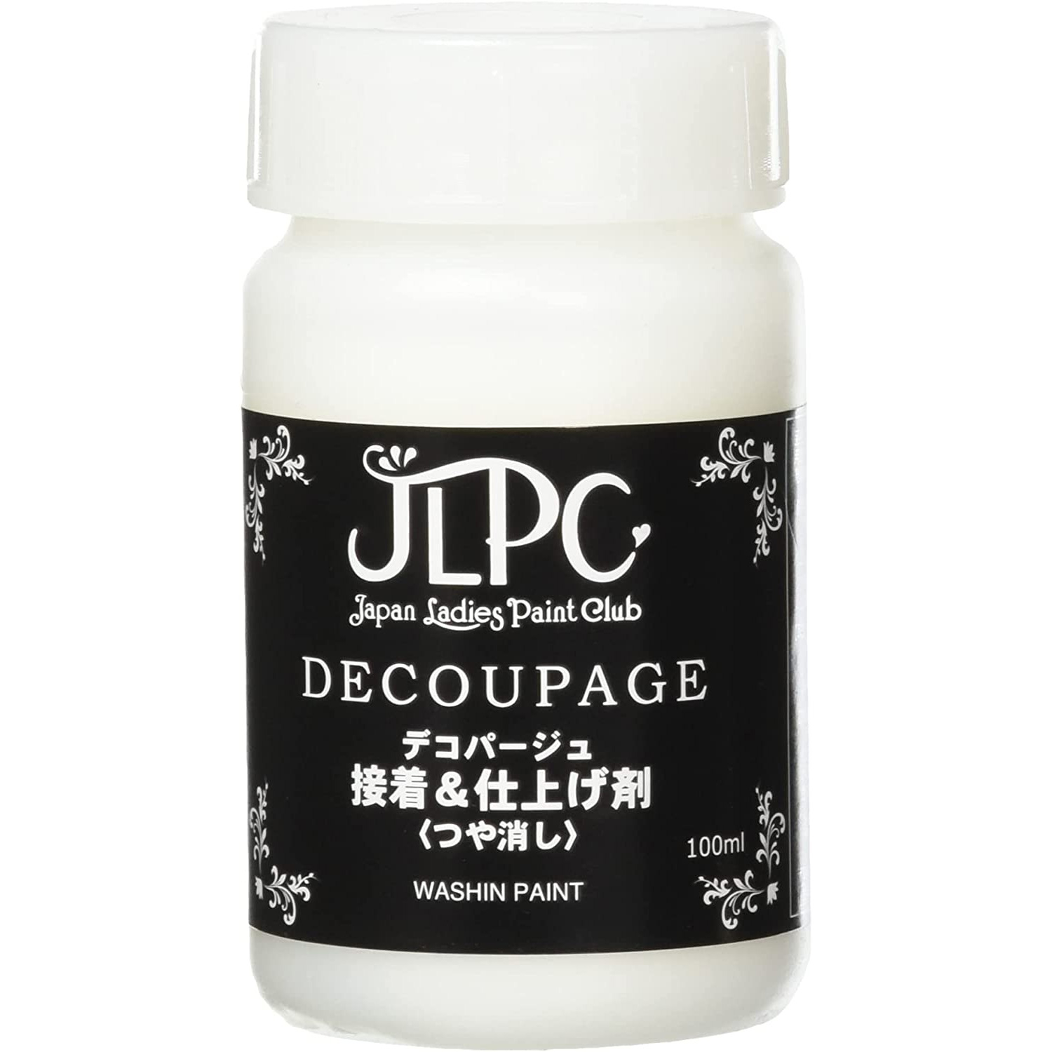 JLPC001 デコパージュ 接着&仕上げ剤[つや消し] 100ml (本)