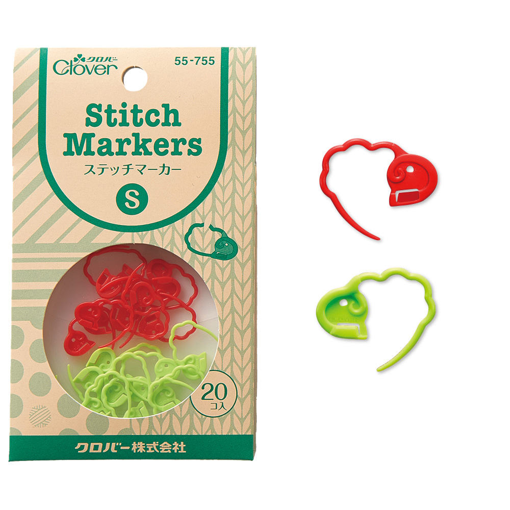 CL55-755  Clover Quick Locking Stitch Marker S (bag)