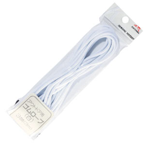 KW12124 Elastic Rope for Outdoors 3 mm White (pcs)