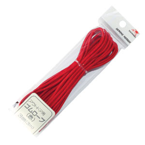 KW12125 Elastic Rope for Outdoors 3 mm Red (pcs)