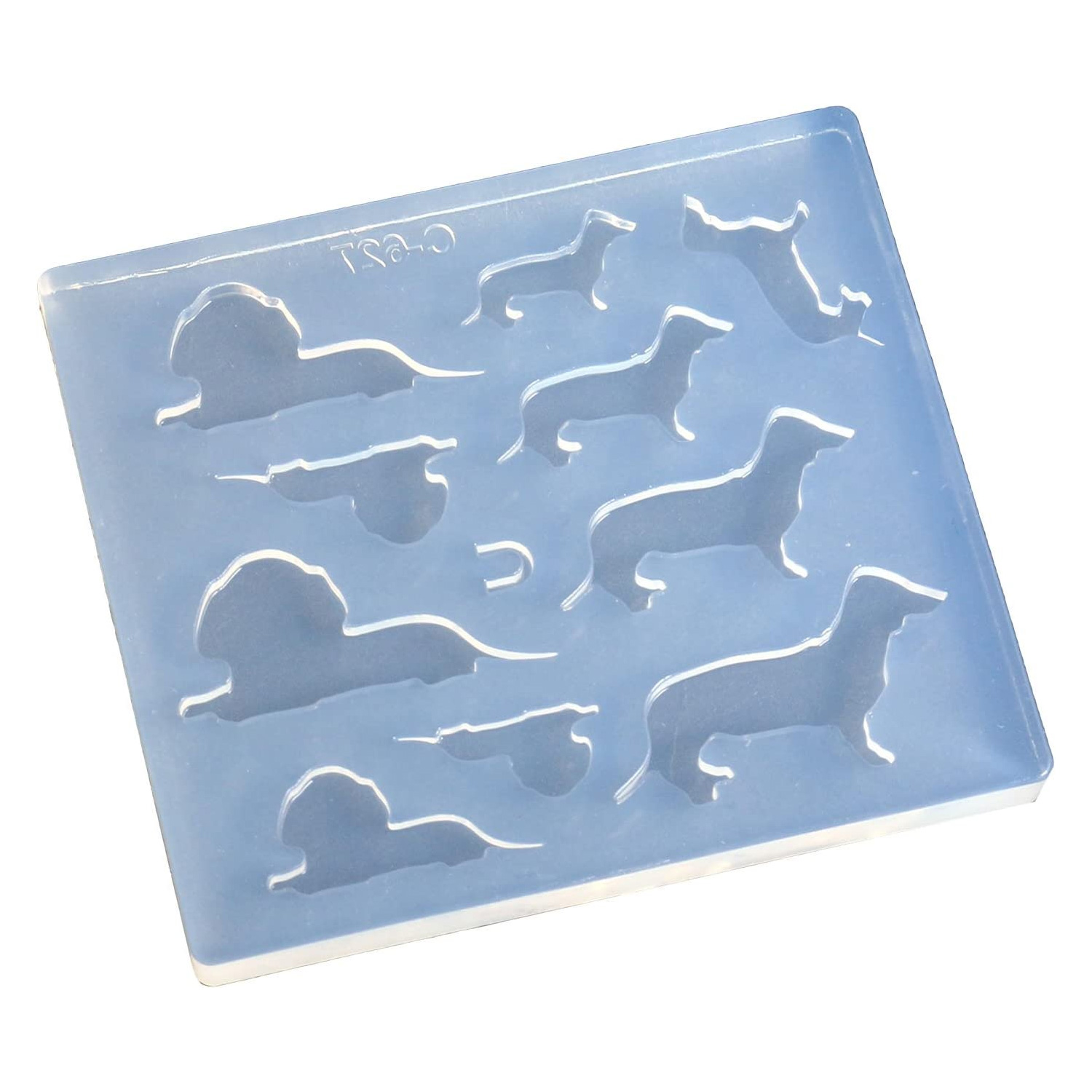 KAM-REJ-627 Resin Crafting Soft Flexible Mold Dachshund Silhouettes (pcs)