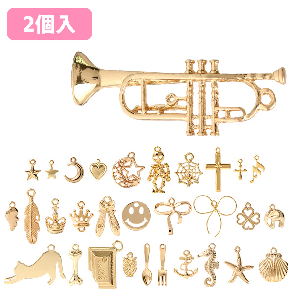 A22 Charm Gold 2pcs (pack)