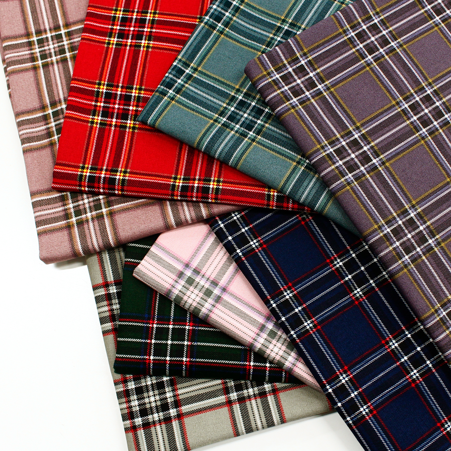 AP31802 Tartan Check Print Ox Fabric Width 110cm 1m/unit(m)