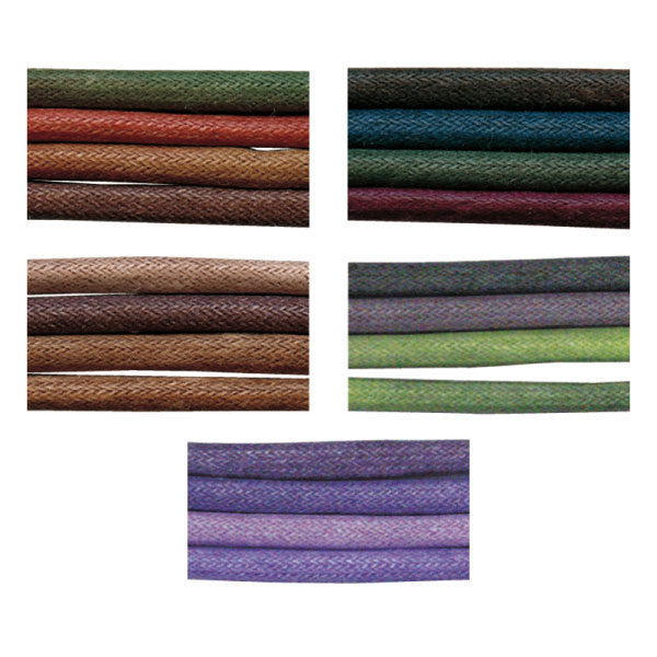 R2531 Waxed Cord Dyed Ombre 3mm x 50m (roll)