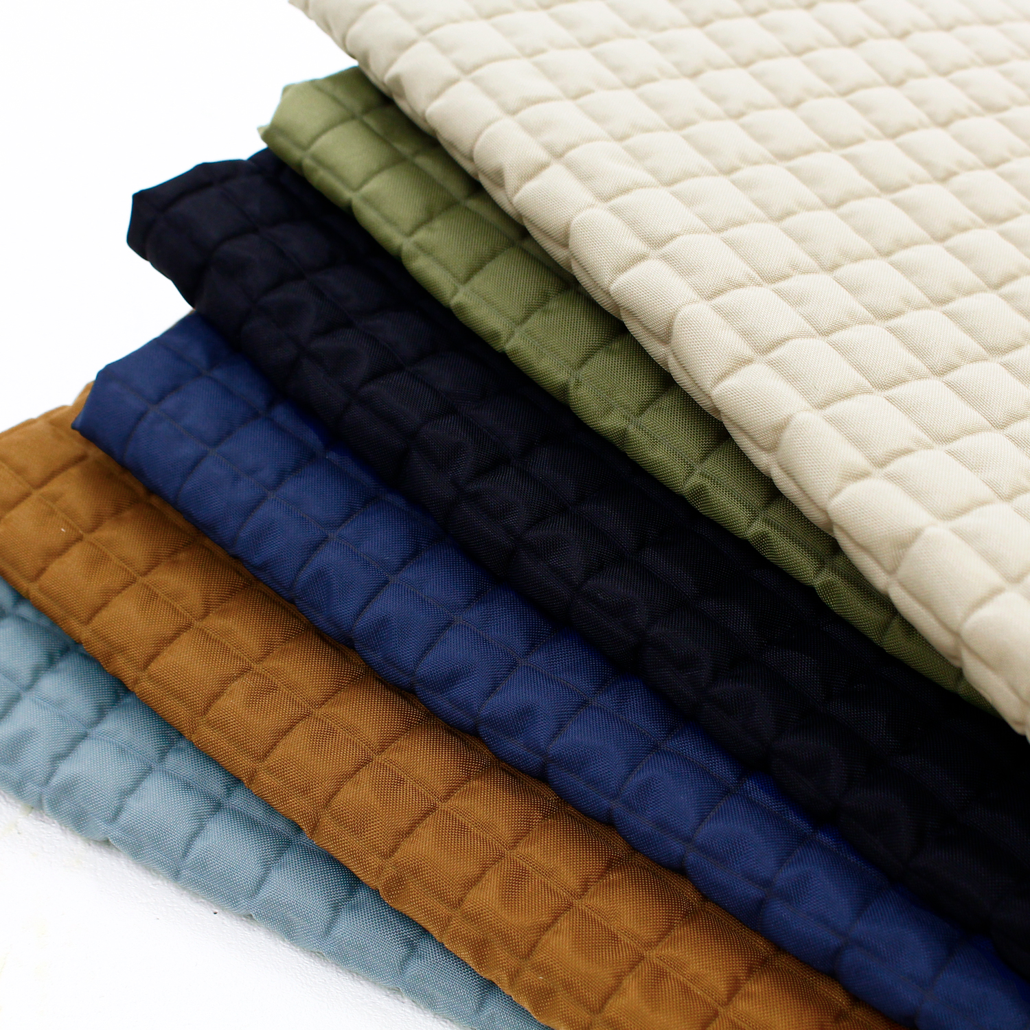 KYU210 Poko Poko Nylon Fabric "CUBE" 1m unit (m)