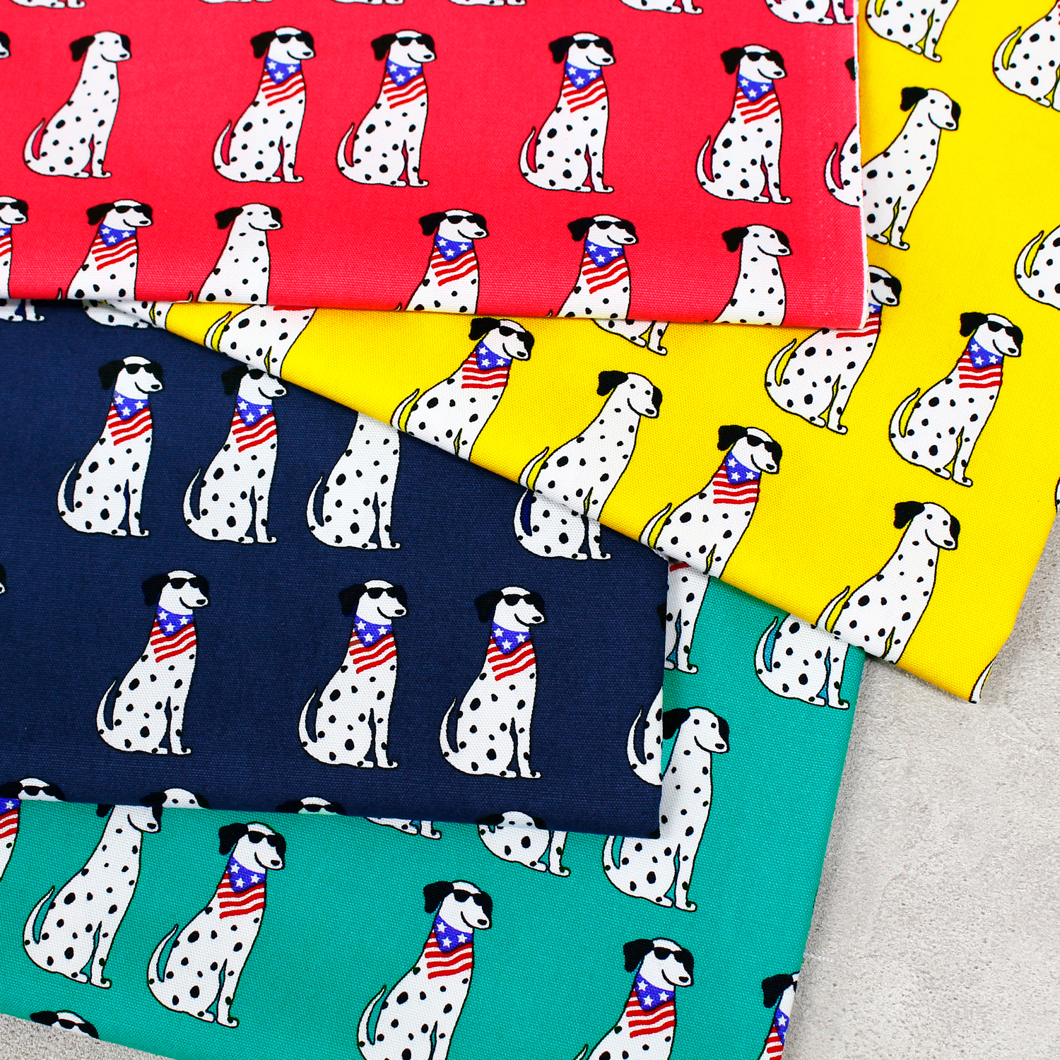 IBK99408-2 Oxprint fabric Cool Dalmatian Width approx. 110cm 1m unit (m)