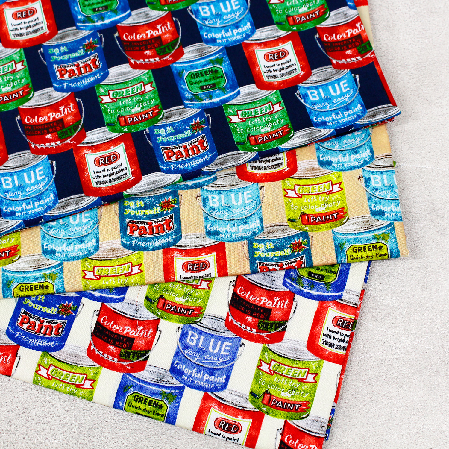 B850572-1 Broad AMERICAN VINTAGE paint can Width approx. 110cm 1m unit (m)